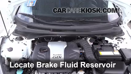 2013 Hyundai Veloster Turbo 1.6L 4 Cyl. Turbo Brake Fluid Add Fluid